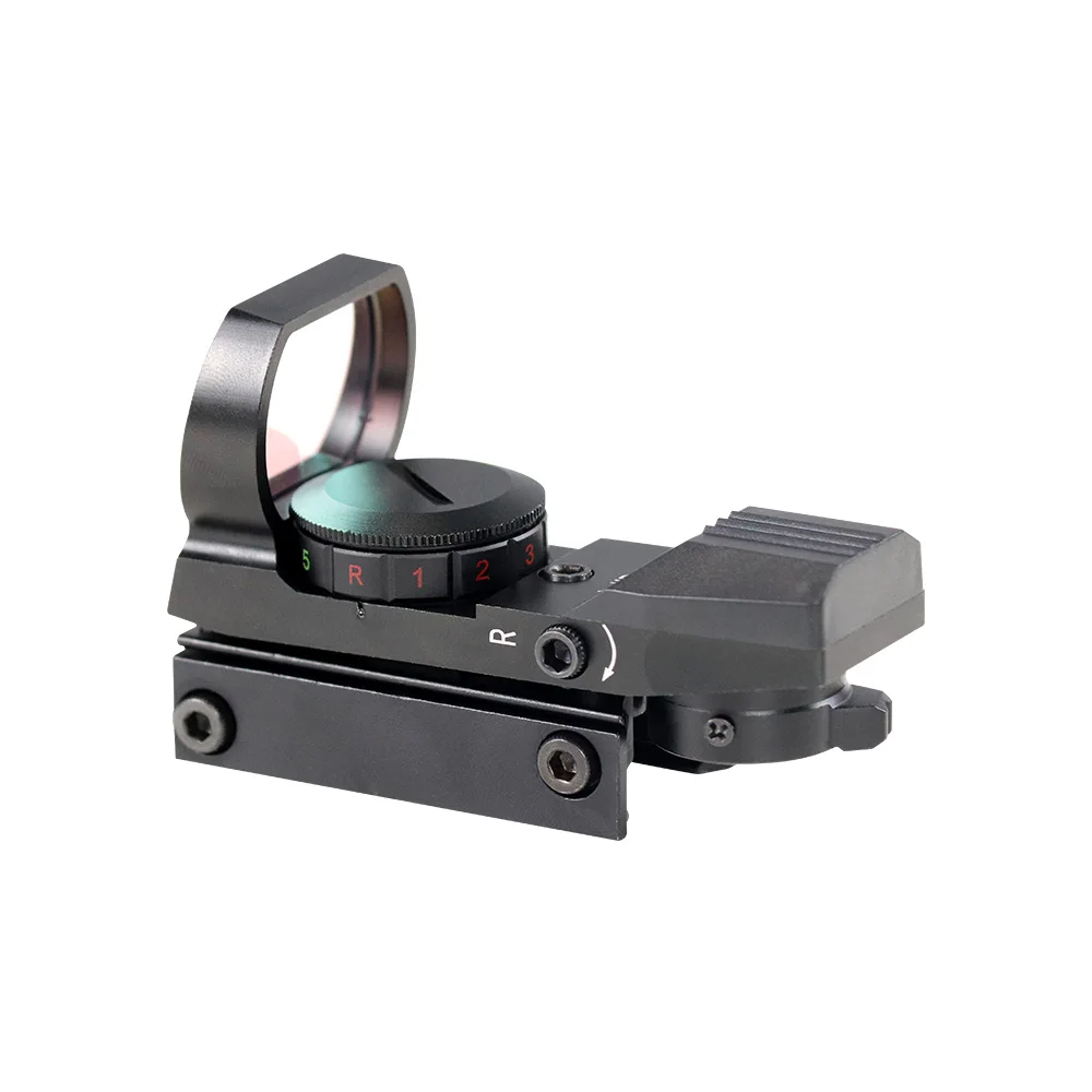 LUGER 1X22X33 HD101 Red Dot Sight Holographic Red Green Dot Sight Scope Reflex Sight Reflex 4 Reticle Optics Scope