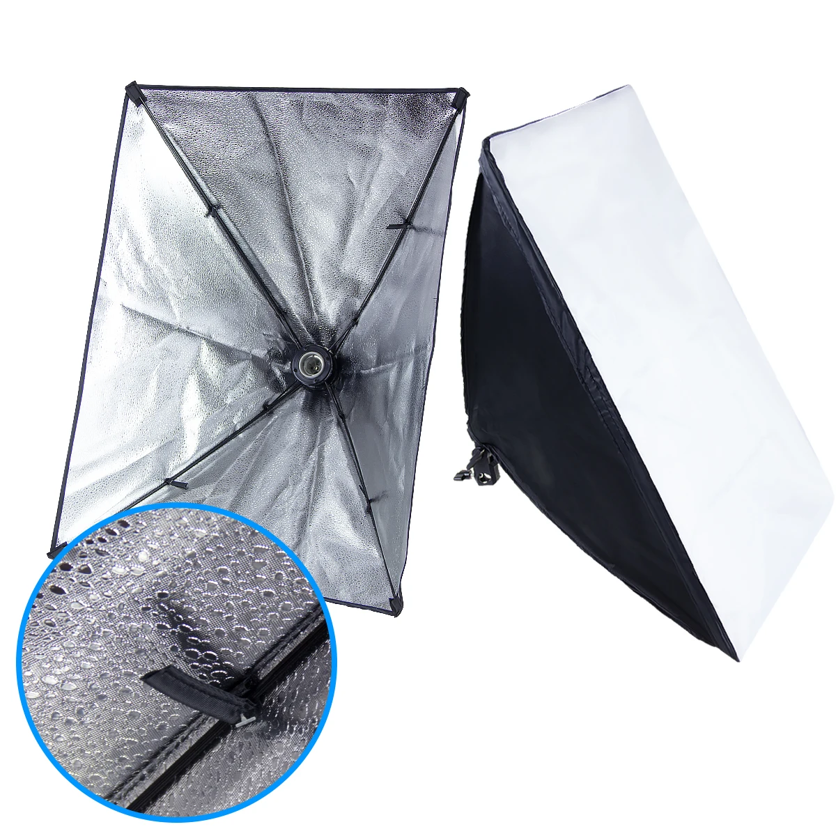 single bulb 40cmx60cm softbox  with E27 Socket for Fluorescent Bulb Lamp