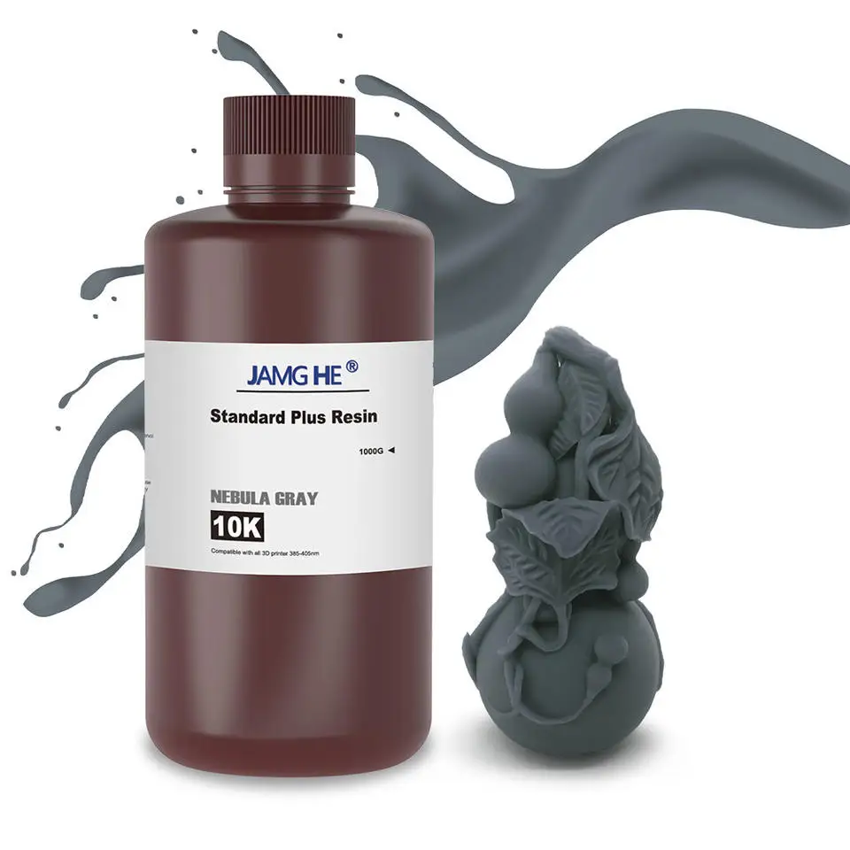 Jamghe 10K Standard Plus 3D Printer Resin 405nm for 2k 4K 6k 8k 10k Printers