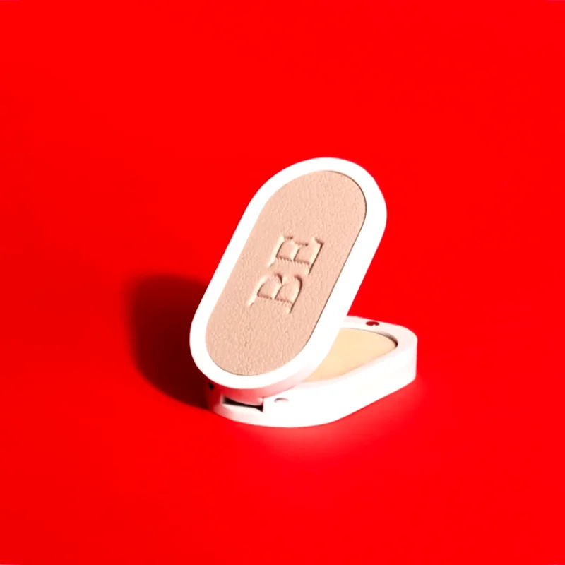 Leather Magnetic Refill Solid Perfume Container Metal