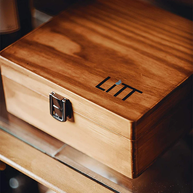 
Customizable Hot Selling Creative Pine Gift Wooden Jewelry Storage Box 