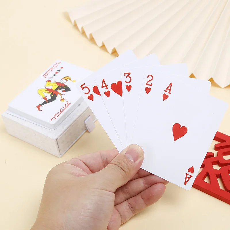 Креативная настольная игровая доска высокого класса печать визитных карточек логотипа ПВХ пластиковая покер с индивидуальной упаковкой рекламные подарочные коробки