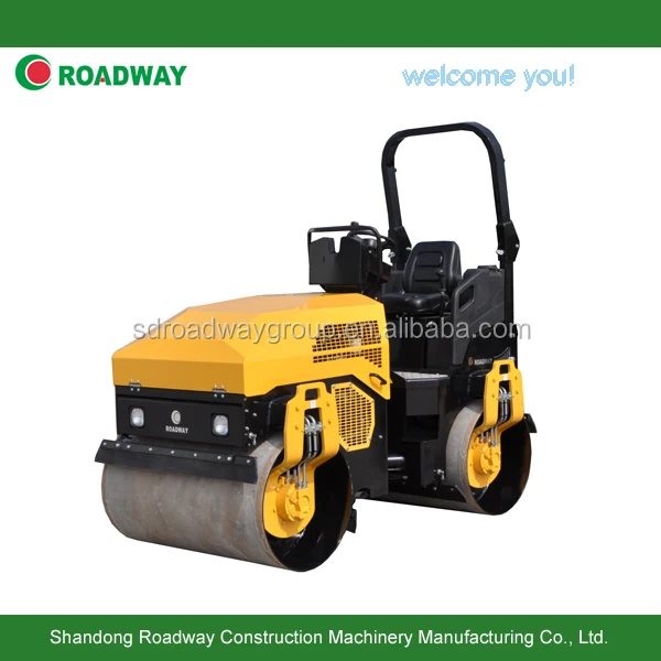 Hot Selling ROADWAY 3 Ton Edge Finish Hydraulic Vibratory Road Roller