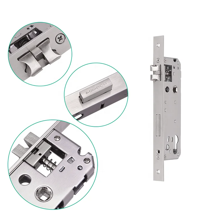 3585 электронный врезной замок корпус из нержавеющей стали xingfa дверь умный электронный врезной замок