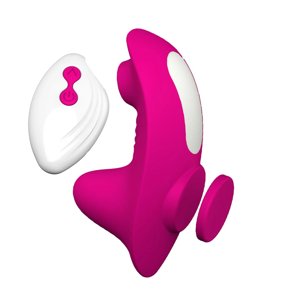 Customized Logo Sucker 10 Vibrations Magnetic Panty Toy Remote Control Mini Wearable Vibrator For Women