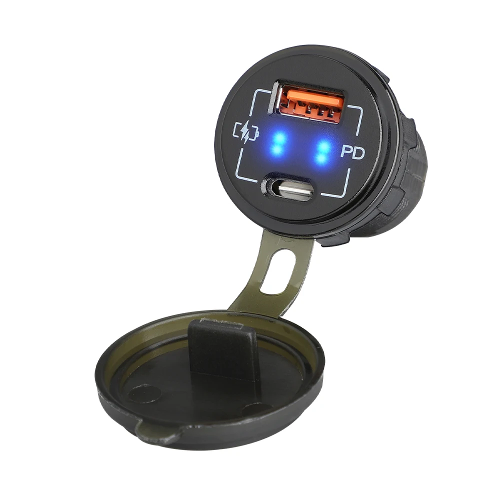 Заводская поставка 12 В Usb-разъем порт 24 тип C PD USB-зарядное устройство для автомобильного автобусного рельса морской