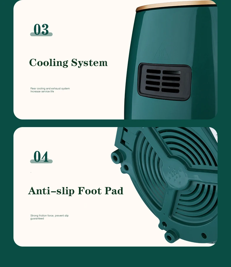 WAN GONG 2021 New Style No Oil 3 In 1 Electric 4.5L Multi-Functional Healthy Food Cooker Digital Air Fryers