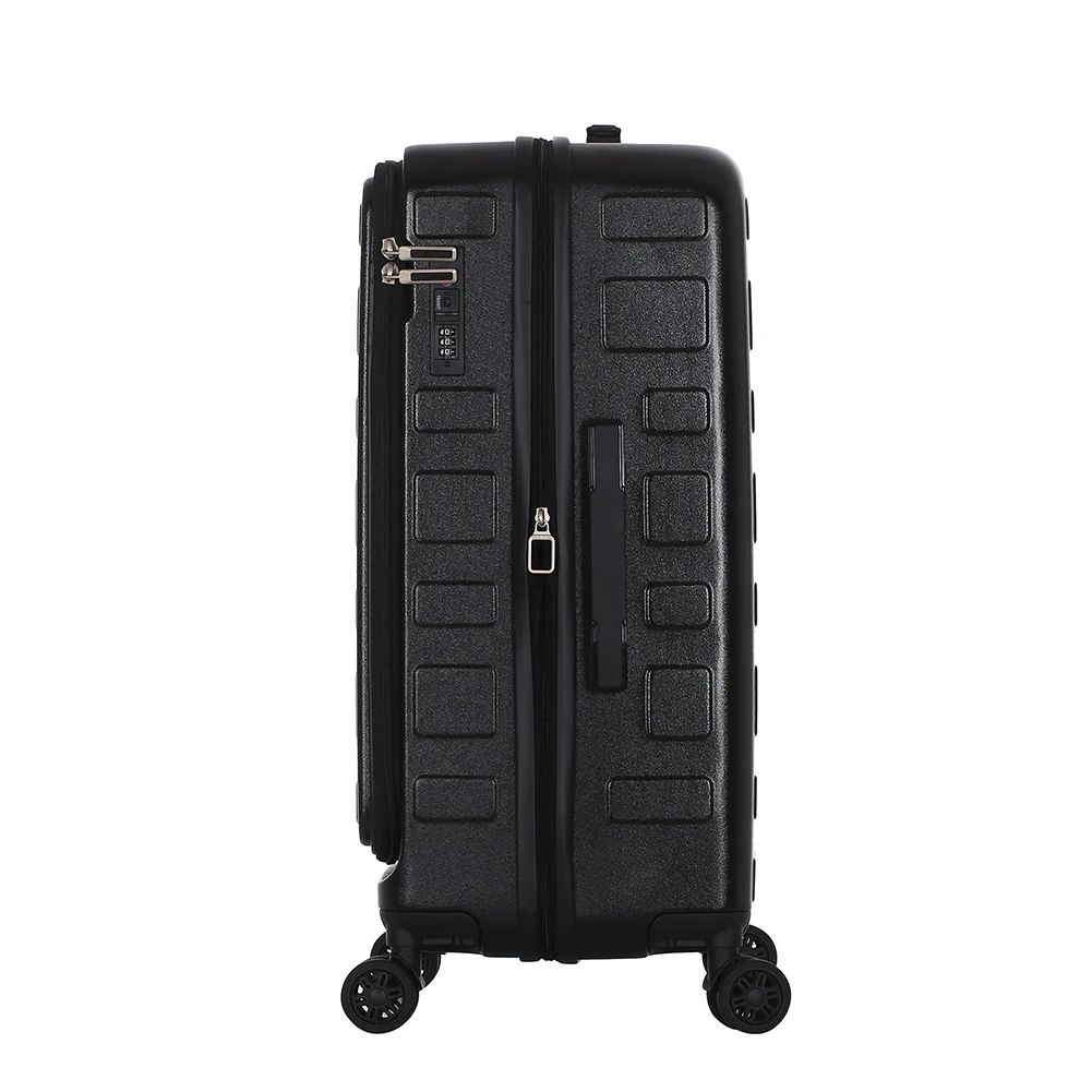 3 pcs Set Front Open Pocket Luggage Set 20 Inch Expandable Anti-thef Double Zipper Large Size TSA Lock PC Travelling Suitcase