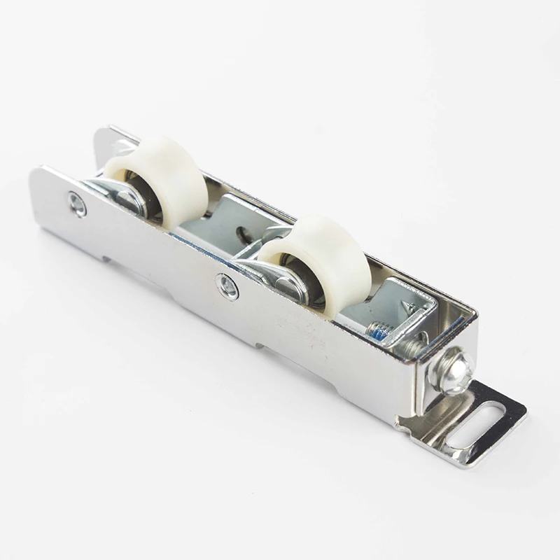 Steel Frame Chrome Plated Adjustable Double Wheel Sliding Door and Window Roller