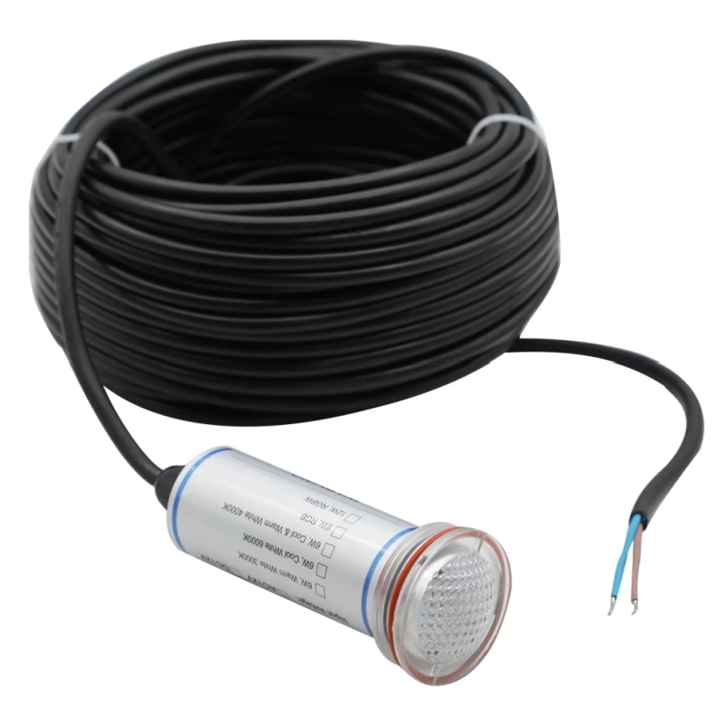 OEM/ODM IP68 AC/DC 6W/12W Epoxy Resin Mini Pool Lamp Replacement for Pentair GloBrite 1.5 inch LED Underwater Pool and Spa Light