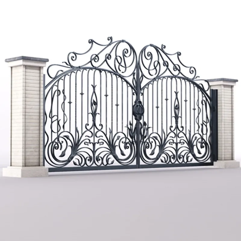 Protective Modern Luxury Wrought Iron Fencing and Gate Designs