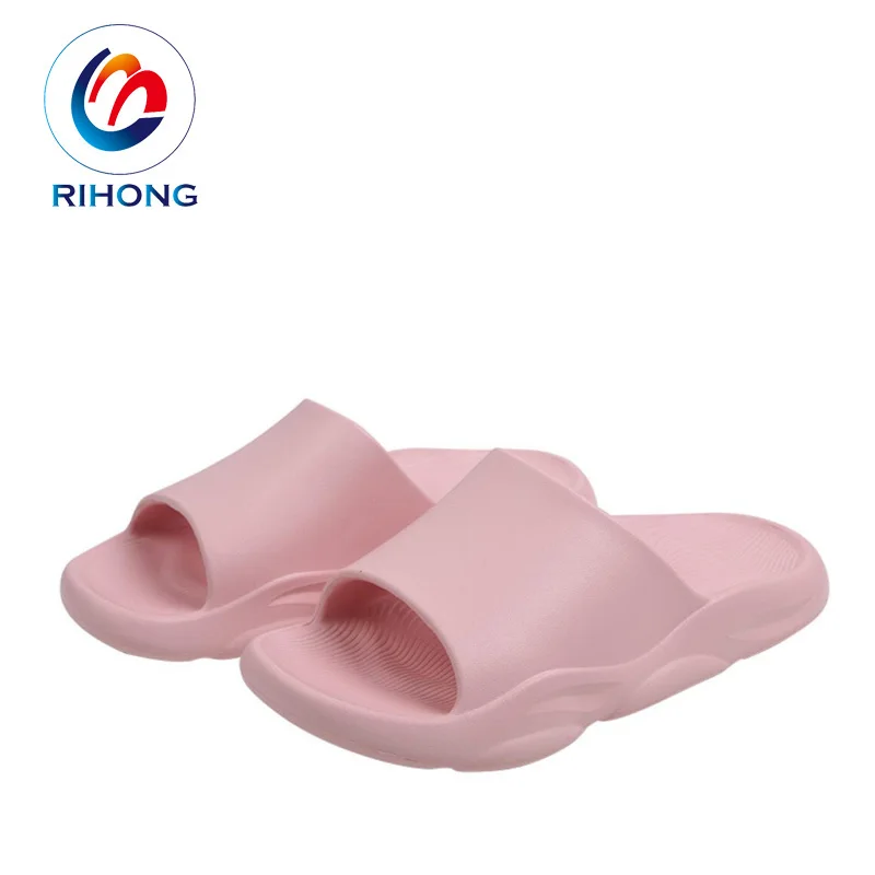Guangzhou factory custom private logo flat flatfrom eva pvc unisex colorful yeezy slide sandal