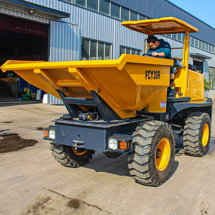 FCY30R 3ton 180 degree rotary site dumper truck for sale