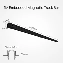 SCON LED Magnetic Track Light Aluminum Modern Lighting  Indoor Black Track Rail  Track Lighting System 5W 7W 10W 15W 30W