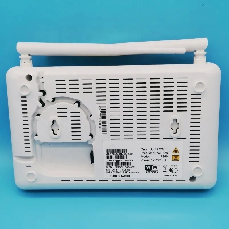 Gpon Onu F623 F623V6 F420 F610 F600w F608 1GE 3FE 2 4G 5G Epon Xopn Ont F460 V6 F660 Английская система