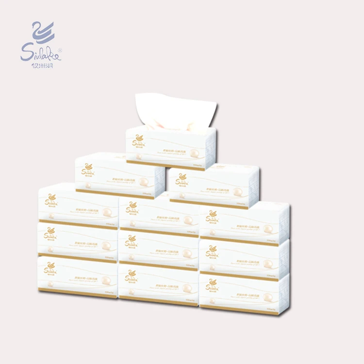 Custom tissue paper flexible promotional facial tissue