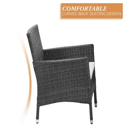 Outdoor Furniture 5 PCS Garden  Patio  Tables And Chairs Wicker Rattan  Coffee table Leisure garden Dinning Table Sets 21.9210