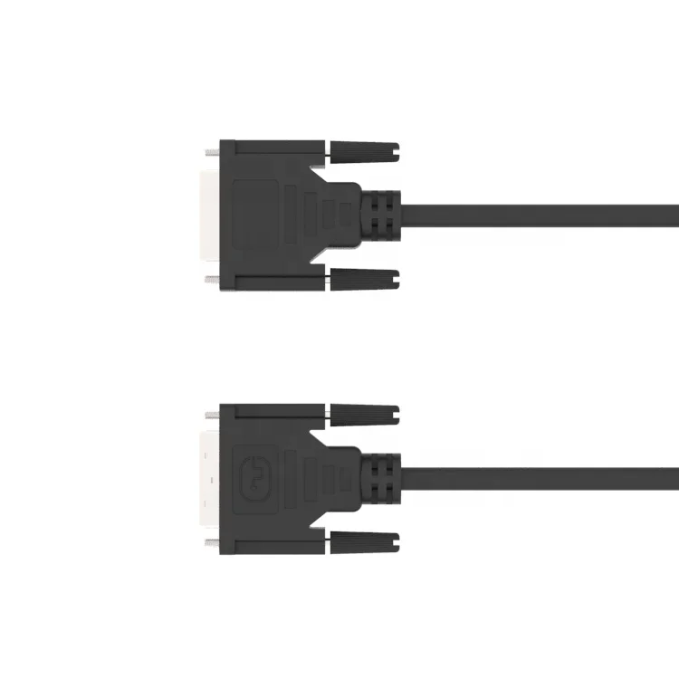 Заводская цена dvi кабель черный цвет с позолоченный DVI 24 + 1 24 + 5 кабель мужчинами настроить размер