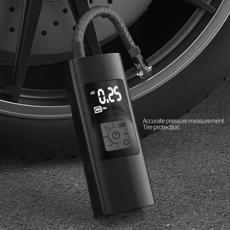  Amazon 2021 Portable Electric Digital Tire Inflator Air Pump in 12 V For Cars Bikes