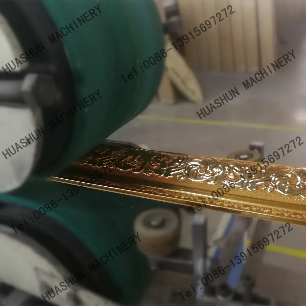 polystyrene photo frame profile equipment extrusion line machinery for PS moulding profile products