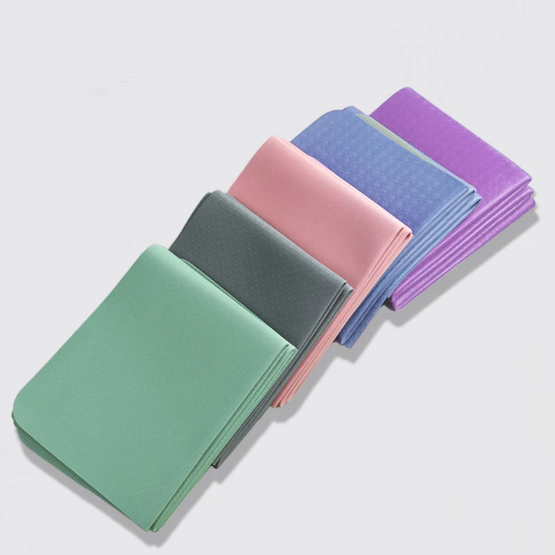 Eco - Friendly Tpe Non Slip Folding Pilates Mat Travel Fitness Foldable Yoga Mat