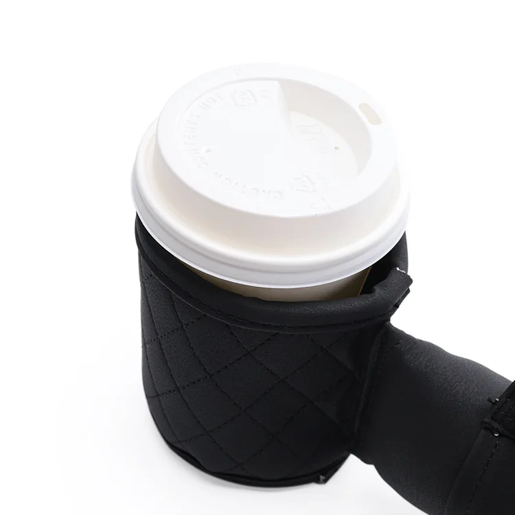 Car Seat Organizer, Leatherette SUV Seat Filler with Cup Holder, Great Convenience for Drivers
