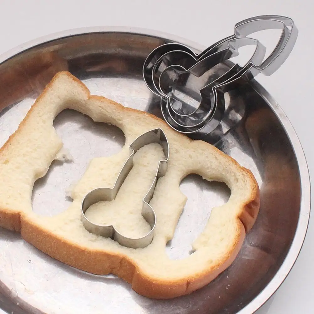 
Fondant Cake Mould Stainless Steel Willy Penis Cookie Cutter Biscuit Baking Mold 