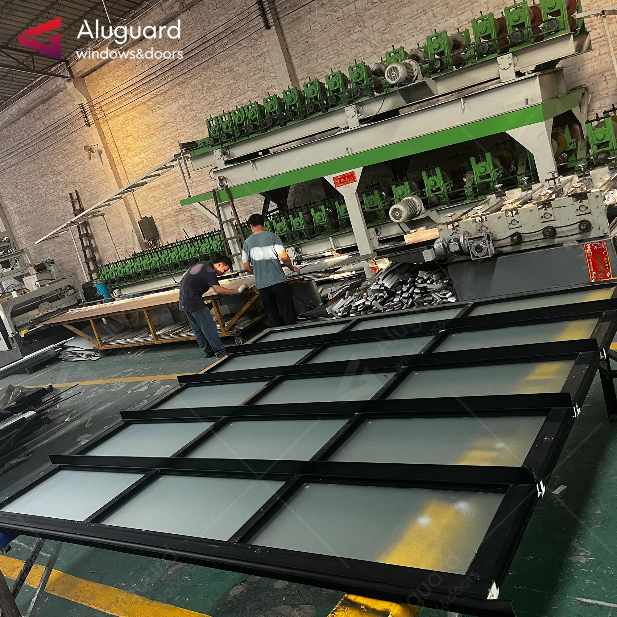 Modern Aluminum black garage doors High quality horizontal folding garage doors Superior supplier new designelectric garage door