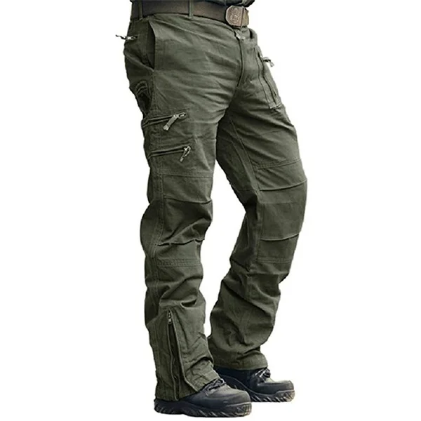 
Wholesale High Quality Cotton Casual Full Length Trousers Tactical Military Cargo Pants for Men 