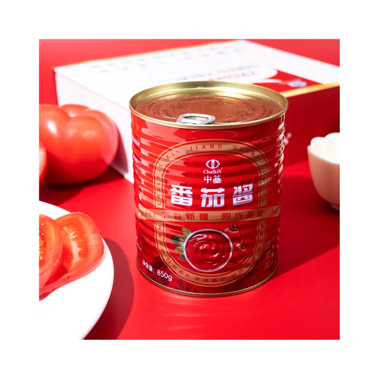 hot sauce China food Double Concentrate No Additives Delicious Easy Open canned Tomato Paste in sauce Tomato Paste