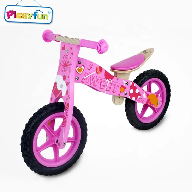 Китайский изготовиттель нестандартных Высокое качество Дети деревянный игрушечный велосипед баланса Детские деревянный велосипед для детей От 2 до 7 лет