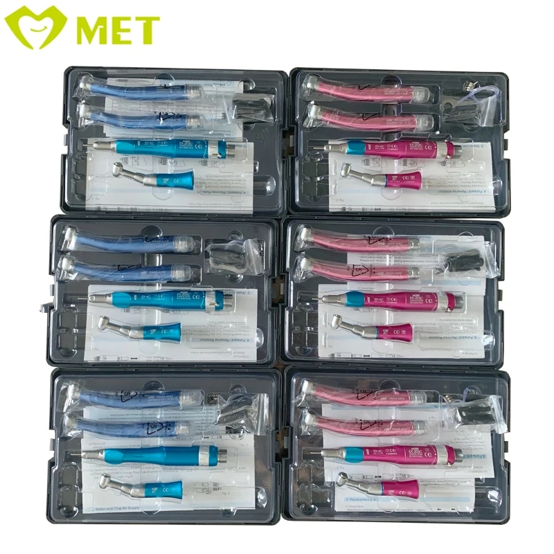 Dental contra angle NS-K EX-203 low speed push button LED Dental handpiece external water spray air motor dental equipment