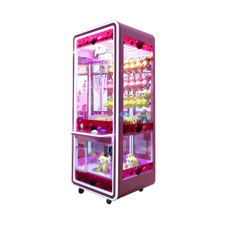 Coin Operated Pink Crane Catch Stuffed Toys Machine Toy Claw Crane Game Machine