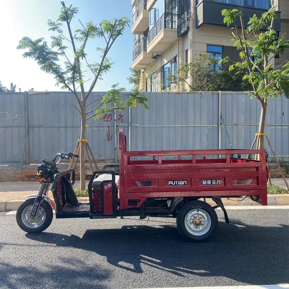 Hot Selling LED 3-Wheel Motorcycle Electric Tricycle for Adult Use