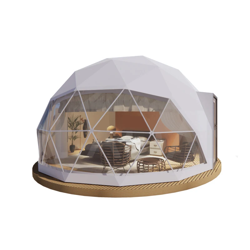 12FT Garden Dome Bubble Tents Upgraded Geodesic Dome Greenhouse Ball Tents