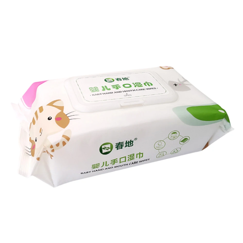 Custom Unscented Hypoallergenic Wipes Flip Top Packs Cleansing Dirt from Delicate Skin 120Pcs 80Pcs Baby Wet Wipes