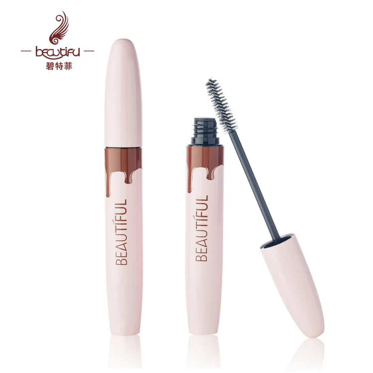 Empty 8ml 10ml pale/light adorable glossy pink metal/aluminum mascara tubes, mascaras de halloween, mascara bottle