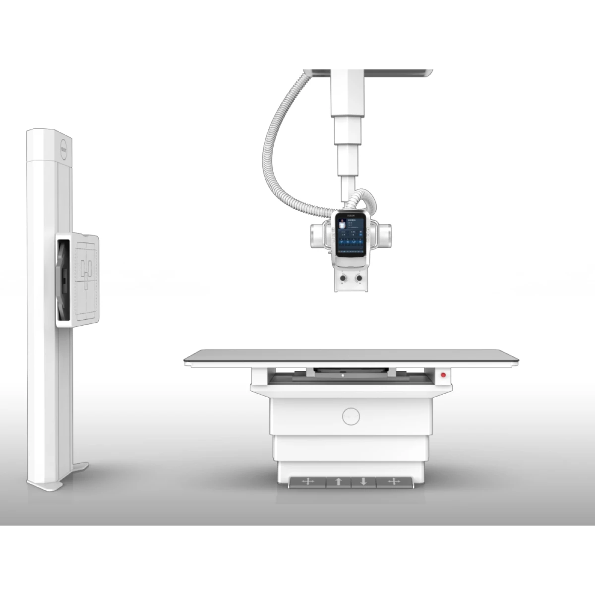 50kw High Accuracy Medical Radiography Digital X-ray Heavy Machine