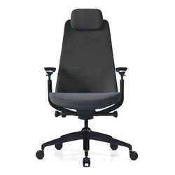 GOODTONE Good Quality Upholstered Comfy Big and Tall Ergonomic Office Desk Chairs with Lumbar Support