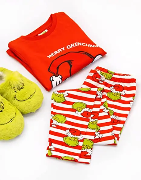 Christmas hat parent-child clothes adult christmas pajamas christmas family Pajamas Set