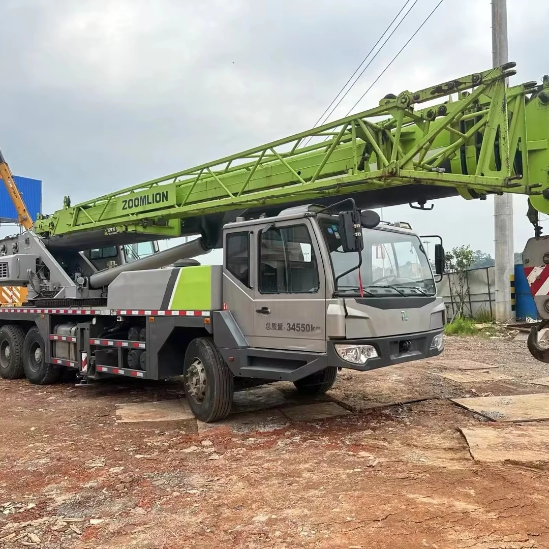 Официально использованный мобильный автокран Zoomlion QY70U 55 т/70 тонн строительное оборудование для продажи