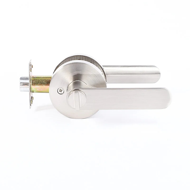 
Factory Price High Quality Stainless Steel Hotel Wooden Door Lever Handle Lock 