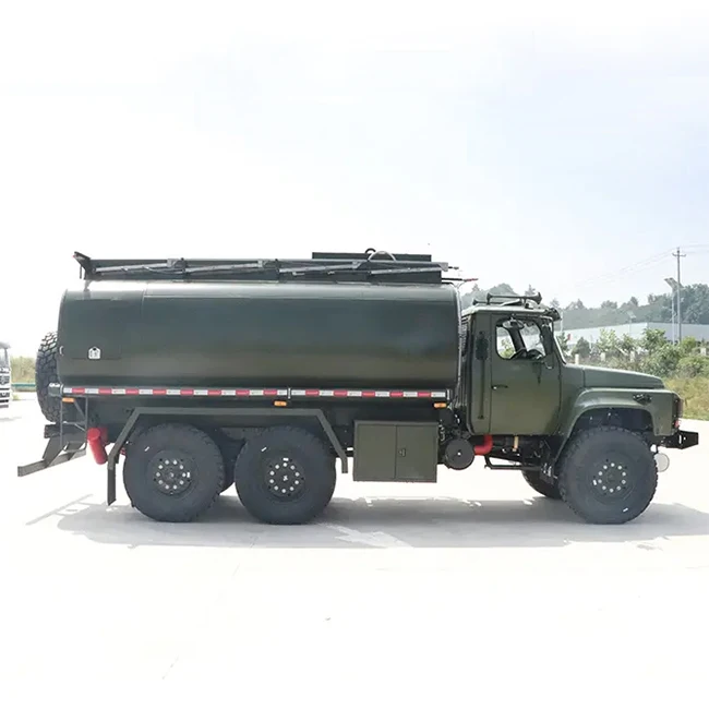 Dongfeng off-road 8000 liters oil tanker truck for sale fuel tank truck 6x6