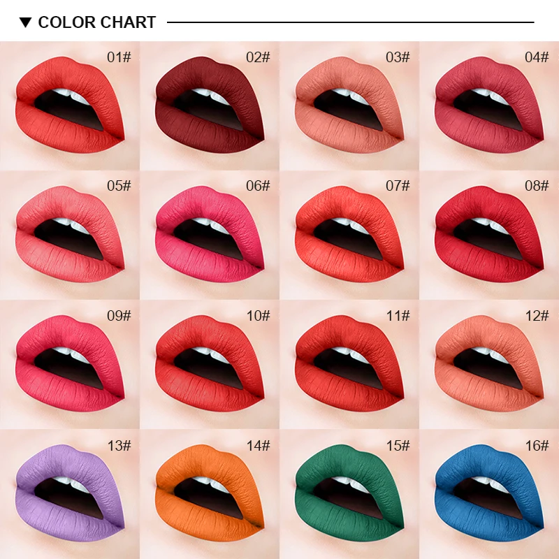 29 Colors Matte Lipstick Waterproof Velvet Lipsticks Wholesale Private Label Vegan Lip Custom Logo
