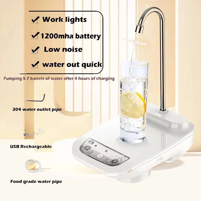 Household Multifunctional Automatic Barreled Electric Water Dispenser Quantitative Water Pump With Pallet Barreled Water