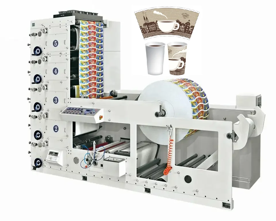 Настраиваемый быстрый многофункциональный вентилятор кофейный стаканчик бумажный стаканчик логотип печатная машина