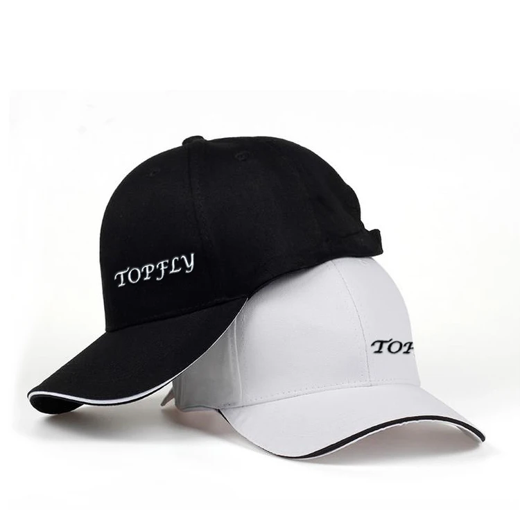 2022 Manufacturer OEM Custom Your Design Logo Gorras High Quality Black 6 Panel Outdoor Sports Caps Hat