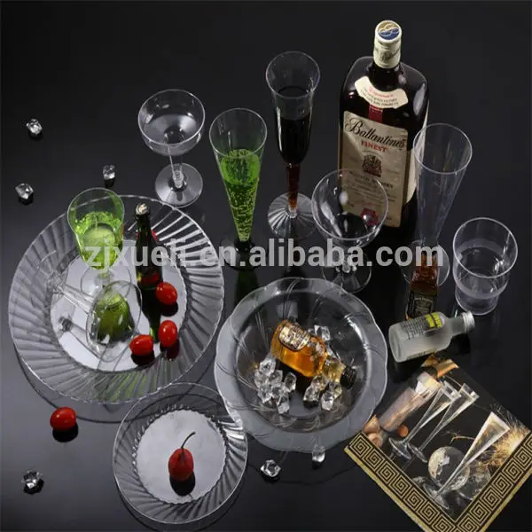 Stemless Glasses Crystal Glass Set Plastic Wine Coffee Tea Cups PE Australia and USA Hot Selling Acrylic White Roman 14g 1000pcs