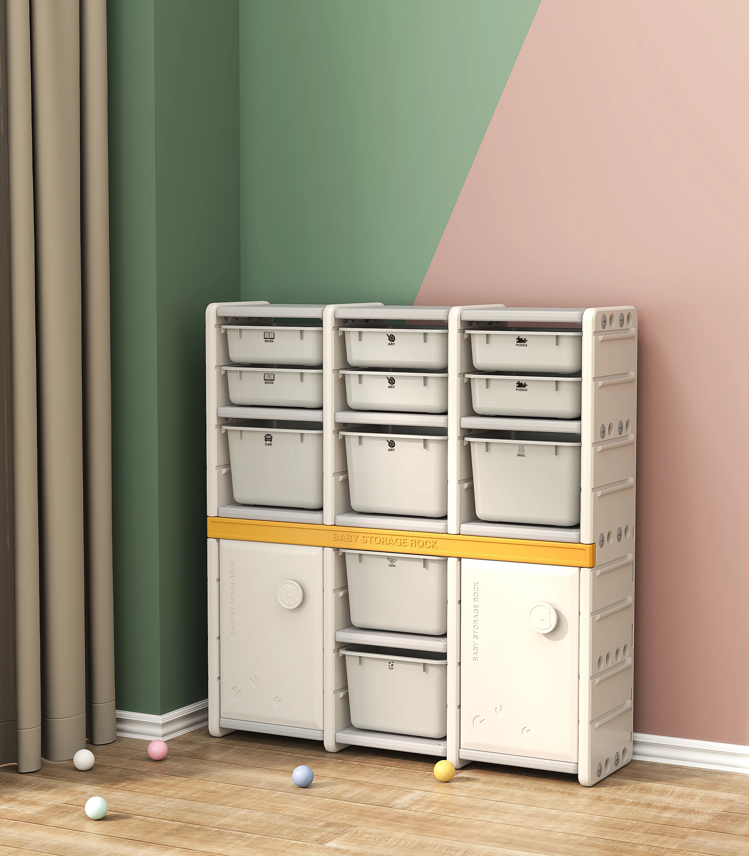 Детские шкафы, детская комната, безопасность дома, пластиковая книжная полка, ящики, полка для хранения детских игрушек, детские шкафы для помещений