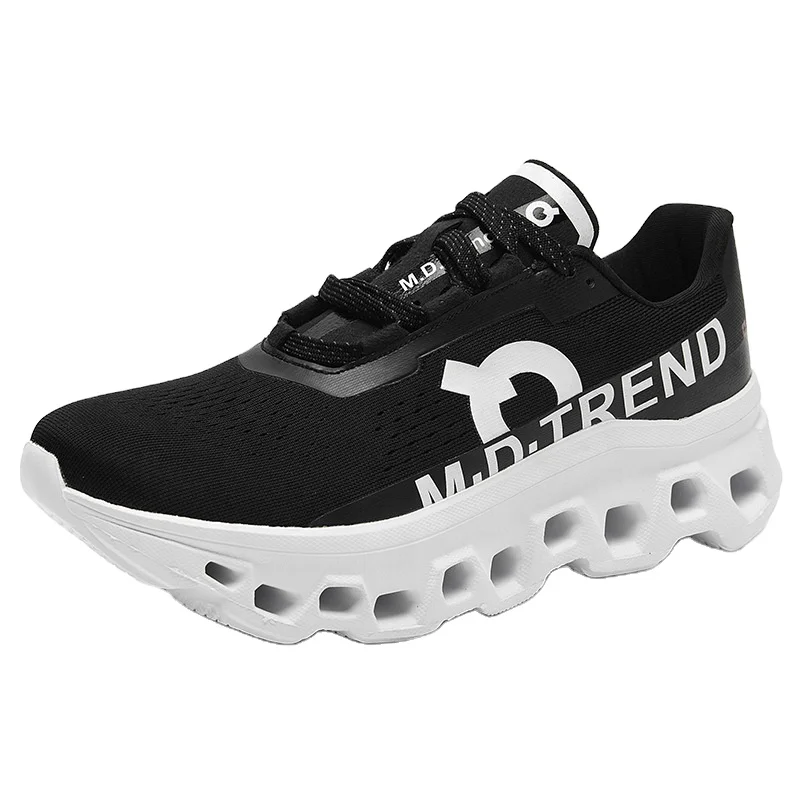 Dropshipping New Fashion Style Fly Knitting Mesh Breathable Comfortable Casual Sports Style On Cloud Running Shoes